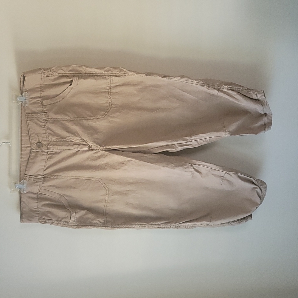 Faded Glory Cropped knee length CAPRI Pants Size 16